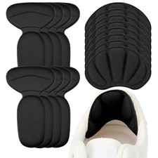 8Pcs Reusable Adhesive Heel Grips Inserts Back of Heel Cushion Pads Liners