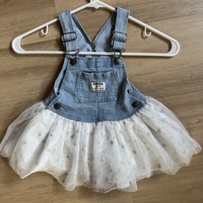Oshkosh B'Gosh Denim Overall Dress 18Months