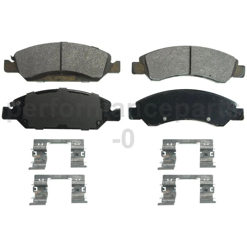 Juego de pastillas de freno delanteras traseras zapatas de freno de estacionamiento para Chevrolet Tahoe 2016-2018 Foto 3 de 4