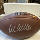 WES WELKER AUTOGRAPHED SIGNED WILSON FOOTBALL COA GRIDIRON