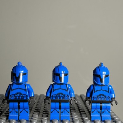 Lego Star Wars Senate Commando Minifigures sw0614 Lot of 3 - 2C
