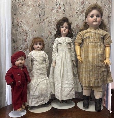 Antique German 4 Doll Lot #2
