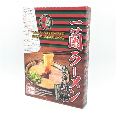 初代 INFOBAR a5307st ICHIMATSU 美品 Ichiran Ramen (Hakata-Style Thin Straight Noodles)645g (129gx5pcs