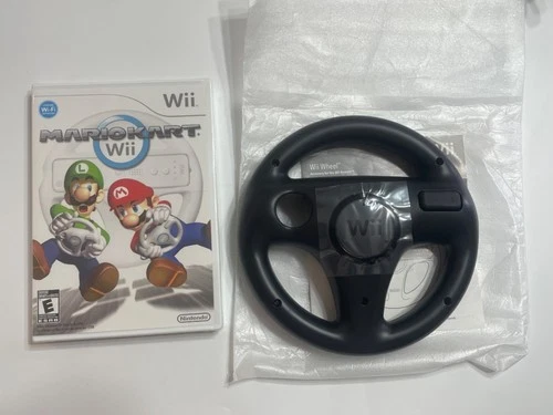 Mario Kart Wii Nintendo Wii Sealed New Authentic With New Wheel