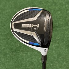 TaylorMade SIM MAX 15 3-Wood, Fujikura Ventus Blue FW 6-S Stiff, RH, 43  