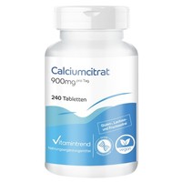 Calciumcitrat - 240 Tabletten, 300 Mg Calcium Pro Tablette, Vegan | Vitamintrend