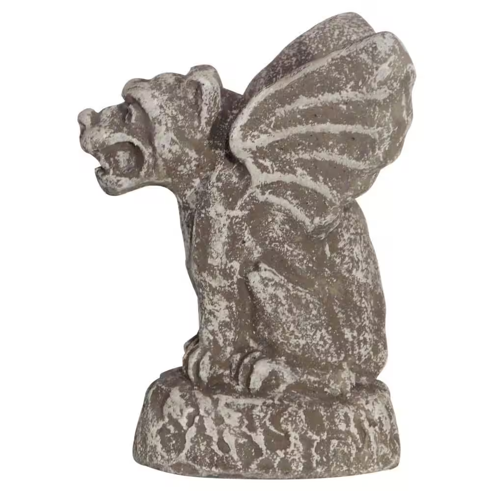 English Antique Concrete 5 In. W X 6.25 In. H 