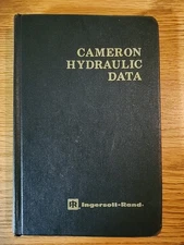 Cameron Hydraulic Data, 16th Edition, 1st Printing Ingersoll-Rand Book