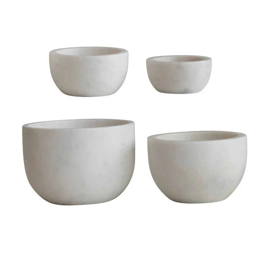 Marble Bowls, Set of 4 NEW Measuring Cups