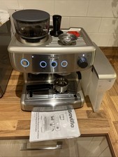 Breville Barista Max Coffee Machine with Integrated Grinder - Stainless Steel