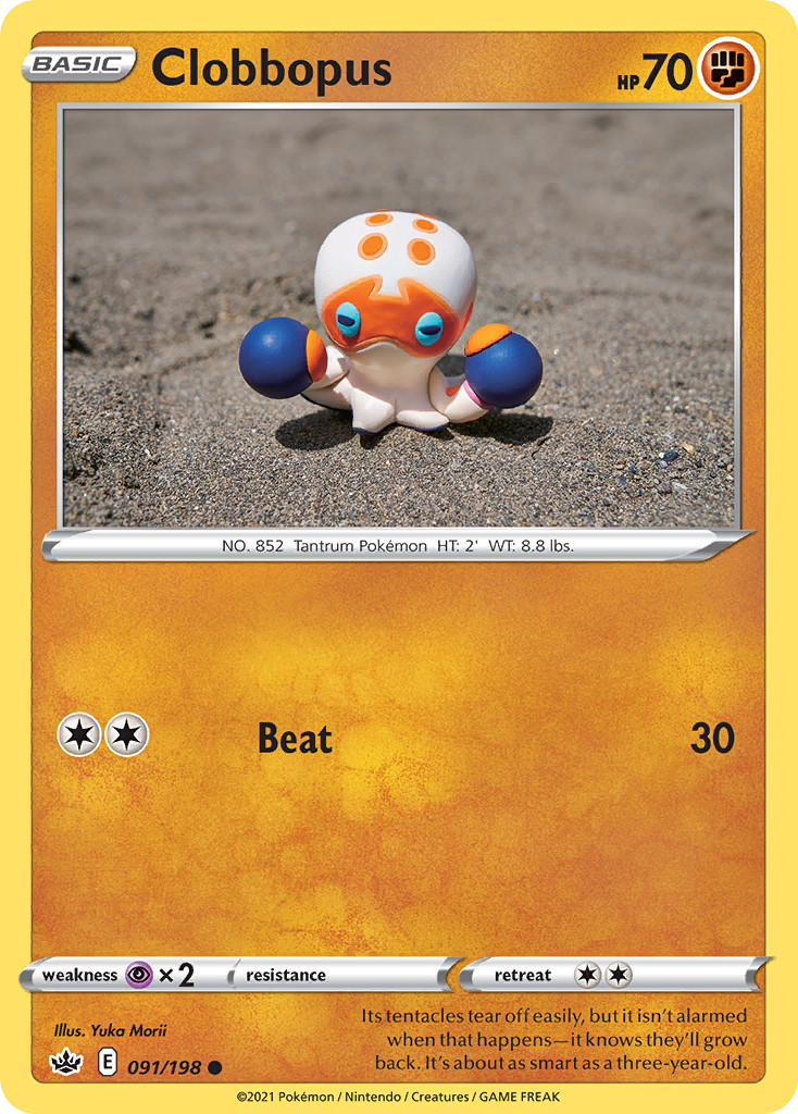 Clobbopus 091/198 Common Chilling Reign Pokemon Near Mint