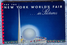1939 New York World's Fair in Pictures souvenir art deco program nice book