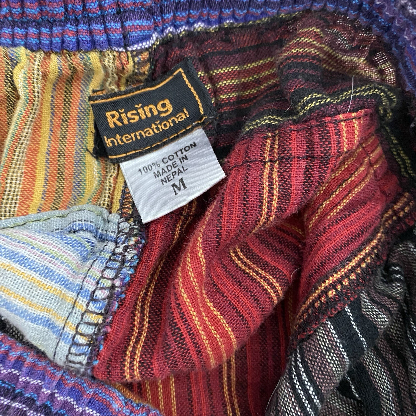 Rising International Patchwork Colorblock Cargo P… - image 4