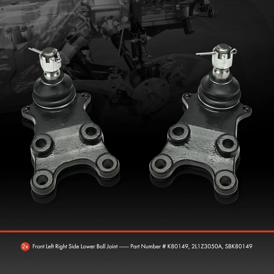 Kit de rótula inferior delantera de 2 piezas para Acura SLX 1996-1999 Isuzu Trooper VehiCROSS Foto 3 de 4