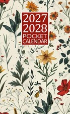 Pocket Calendar 2027-2028: Small 2-Year Monthly Planner For Purse from January 2