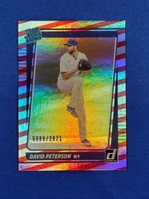 2021 Donruss David Peterson RC Rated Rookie Freedom Foil SP 889/2021 #61
