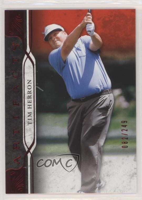 2021 Upper Deck Artifacts Red 82/249 Tim Herron #13 z6b