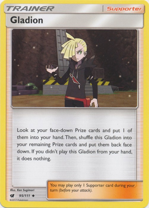 Gladion - 95/111 - Uncommon - Lightly Played - Crimson Invasion