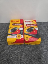 Lot Of 2 New Kodak Fun Saver Disposable 35mm 800 ISO 27 Film Camera - EXP 2009