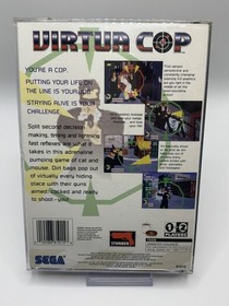 Virtua Cop Sega Saturn 1995 CIB COMPLETE NTSC-U/C Long Box SEGA No Gun
