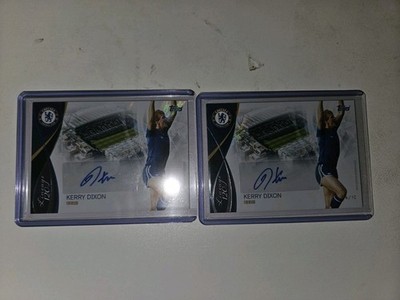 Topps Kerry Dixon 2x Autograph /10 Chelseas 120th Anniversary