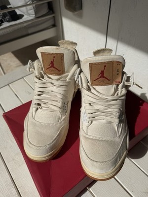 Jordan x Levi's Air Jordan 4 Retro White Denim AO2571-100 Men's Sneaker 2018