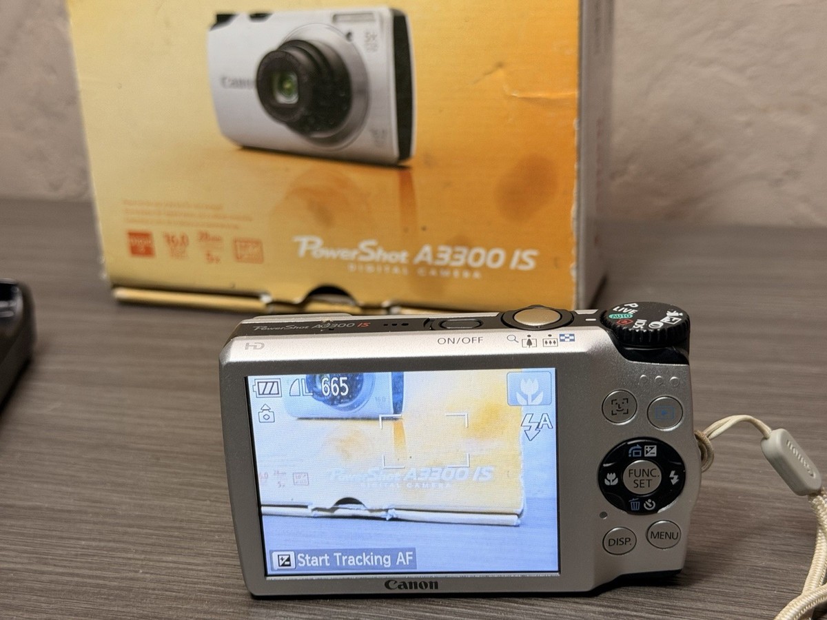 Canon PowerShot A3500 IS 16.0MP Digital Camera - Red for sale