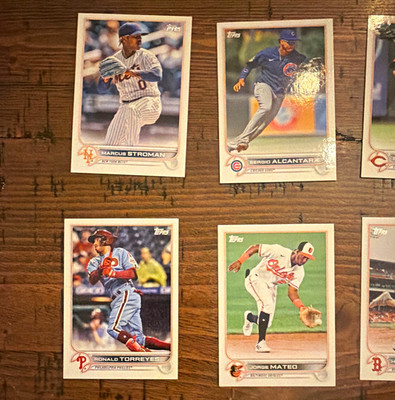 Topps 2022 MLB Baseball Trading Card Lot 67 Cards Stroman Votto Arrieta
