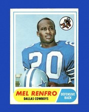 1968 Topps Set-Break #129 Mel Renfro EX-EXMINT *GMCARDS*