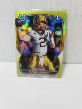 2022 Bowman University Chrome - Tanner Morgan #11 Yellow Refractor /75 (RC)