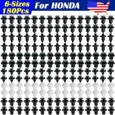 180 Bumper Hood Clip Splashguard Liner Skirt Side Fasteners Push Rivet For Honda