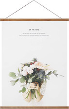 Magnetic Poster Frame Hanger,8X10 8X12 8X18 Light Wood Wooden Frames Hangers for