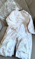 5 Baby Girl Sleepsuits 9-12 Months From George New