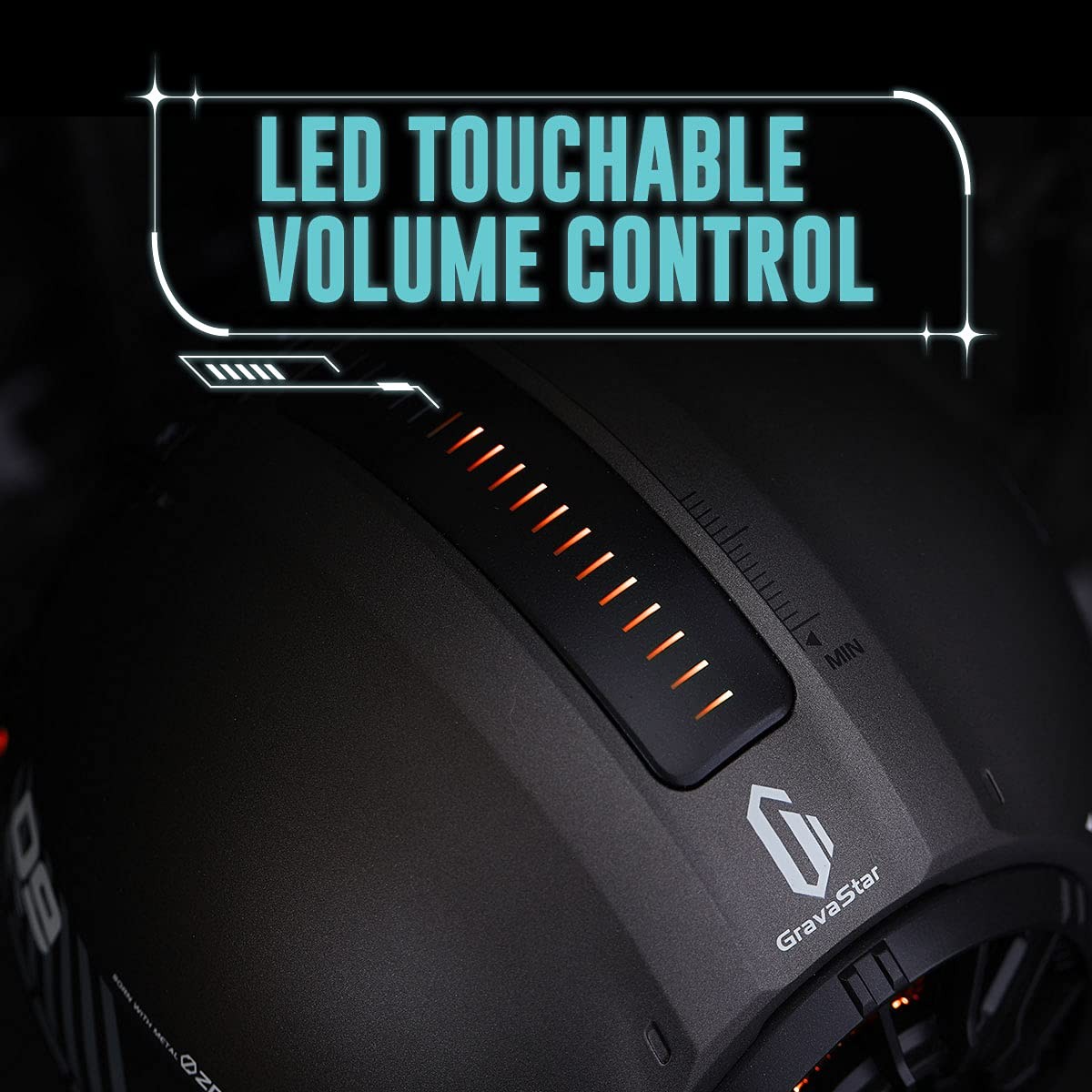 GravaStar Mars Pro Bluetooth Speaker, Deep Bass Loud Stereo Sound, 15H Playti...