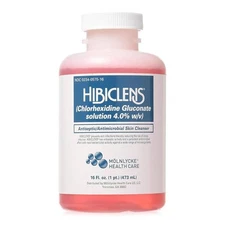 Molnlycke Health Care Hibiclens Liquid Antiseptic 16 Oz Includes Hand Pump 