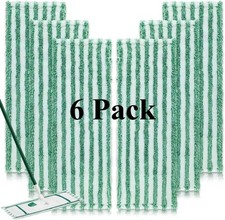 6 Pack Microfiber Mop Head Pads for Libman Wet Dry Mop Reusable Washable - NEW