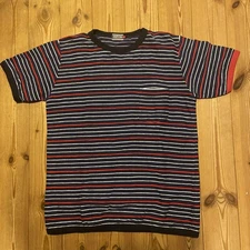 KAPITAL Capital Cotton S/S Striped Tee T Shirt Size 1 KL1025096