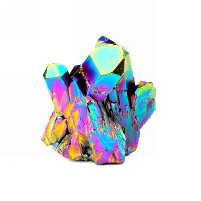 Aqua Angel Aura Bergkristall Stufe rainbow Regenbogen aus Brasilien