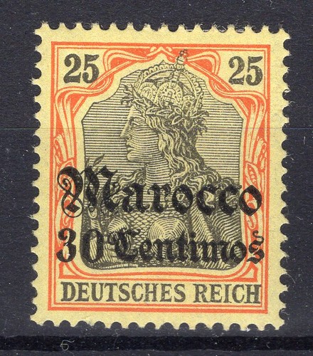 Morocco 25 Impeccable MH (81497