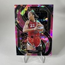 2025 WNBA Select A'Ja Wilson Pink Ice Premier Level #131 Las Vegas Aces