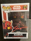 Funko Pop Star Wars Darth Maul #830 ICARUS Signed by Steve Blum Autographed COA