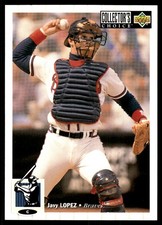 Javy Lopez 1994 Collector's Choice #178 Braves MLB READ FREE SHIP AutographDen