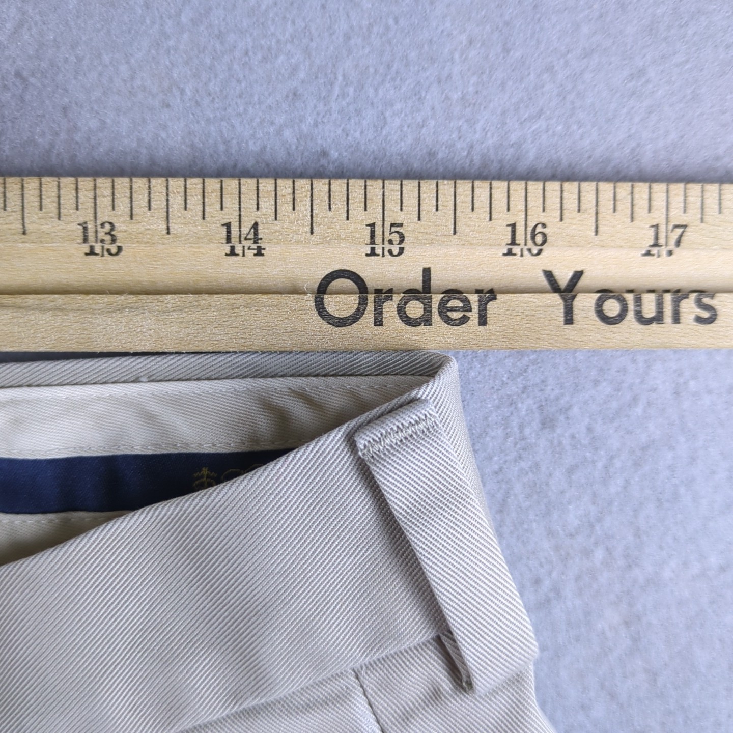 Brooks Brothers Advantage Chino Elliot Pants Mens 33x30 (32x30) Beige Pleated thumbnail 10