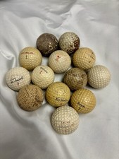 Lot of 13 Vintage Golf Balls