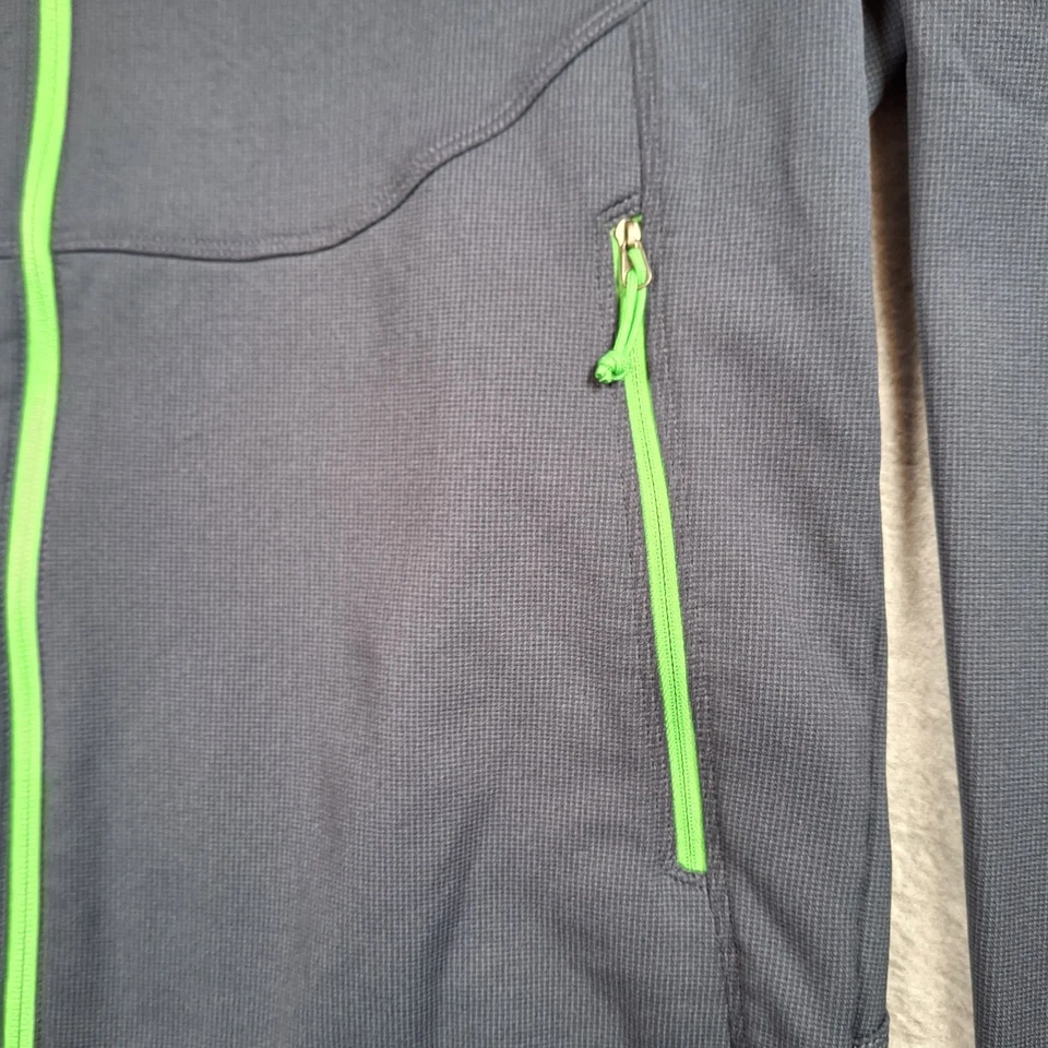 Chaqueta The North Face Fuseform Grid Dolomiti Cremallera Completa Hombres XL Azul Verde Neón Foto 4 de 4