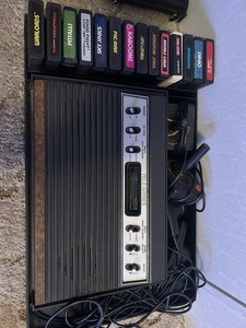 Atari 2600 Console Lot w/ Game Cartridges