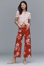 Anthropologie - The Colette Magic Fabric Crop Wide-Leg Pants by Maeve - Sale Off