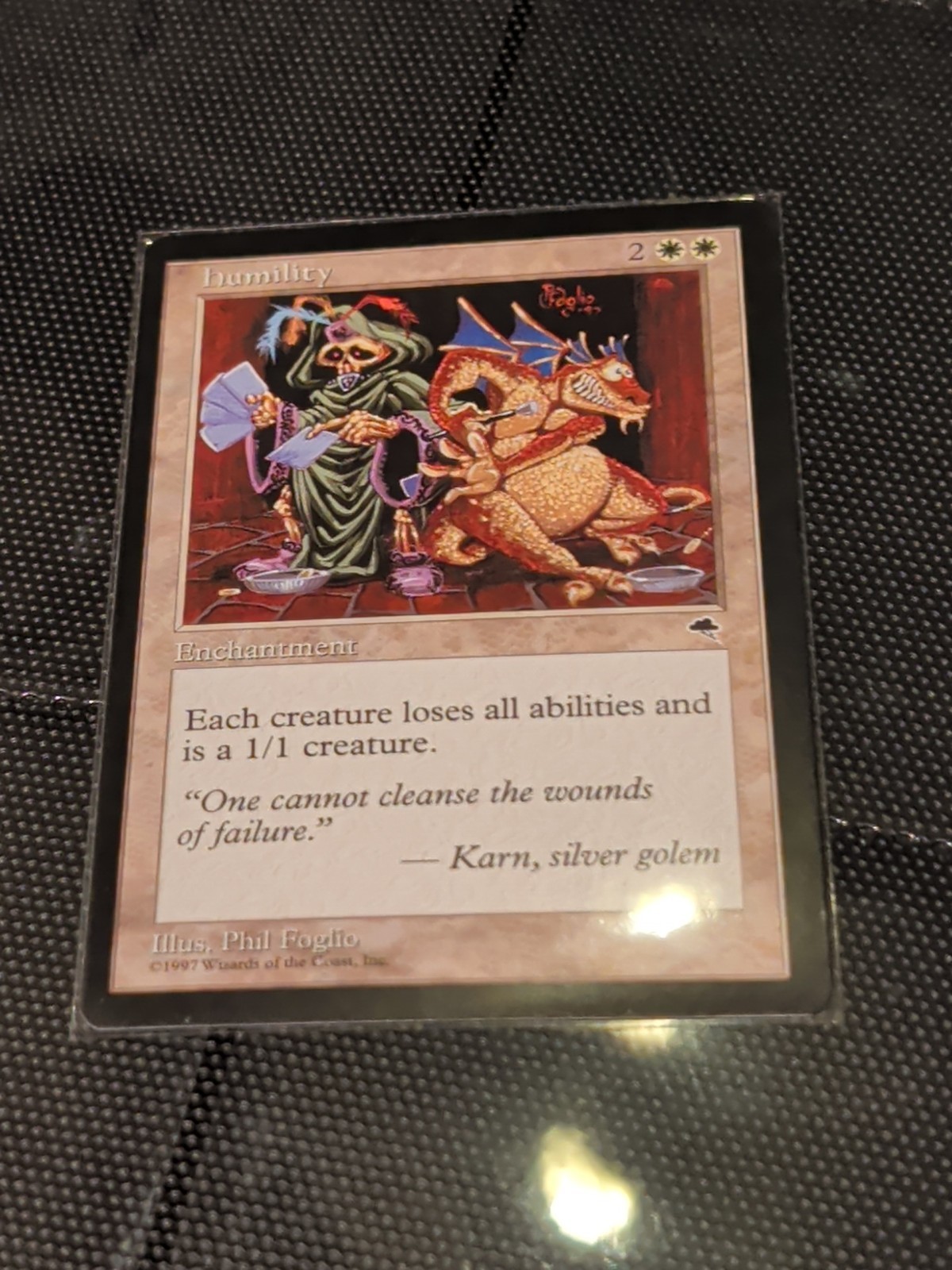 Humility MTG Magic the Gathering 1997 Tempest Enchantment MTG