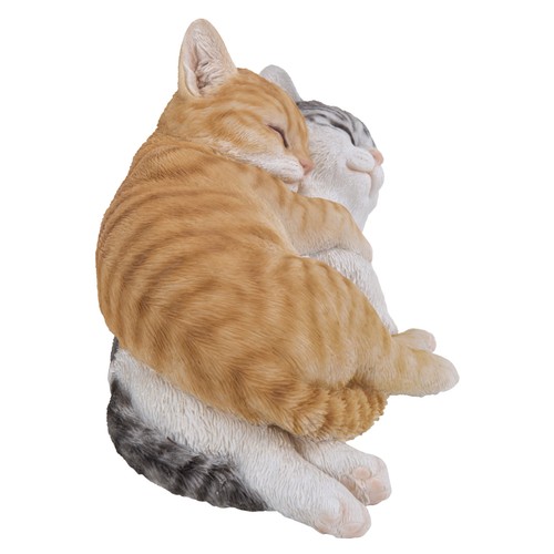 Schlafende Katzen Deko Garten Statue Garten Hof Dekoration Haus Ornament Aufsteller - Bild 6 von 7