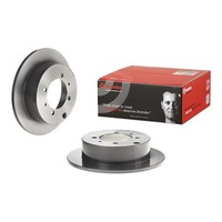 2X Brembo Bremsscheiben 262Mm Voll Hinten Passend FÜR Hyundai Santamo KIA Joice